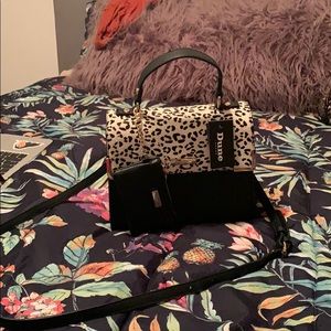 Cheetah black crossbody